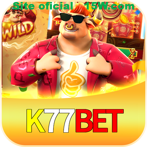 Imagem promocional da K77Bet mostrando a plataforma e suas vantagens